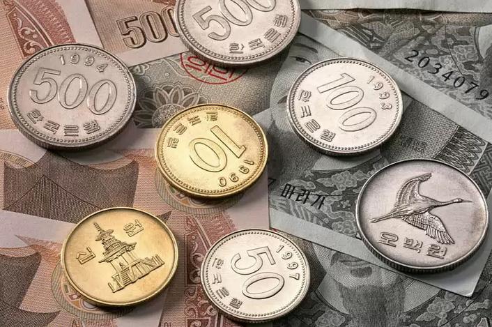 韓元和人民幣