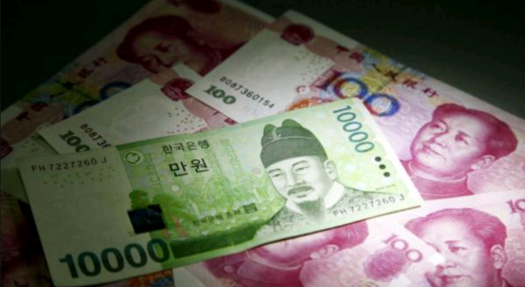 　　2016年3月23日韓元和人民幣匯率行情