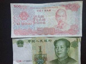 越南盾對人民幣